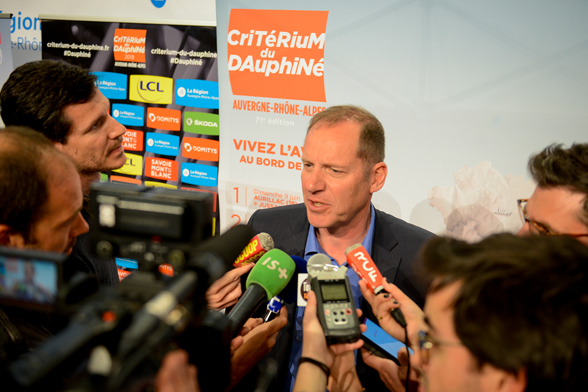 Conférence de presse du Critérium du Dauphiné